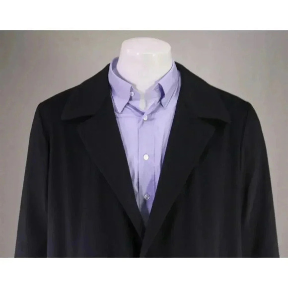 Errico Formicola Napoli Navy Blue Cashmere-Wool Overcoat Coat 46R - Picture 3 of 9